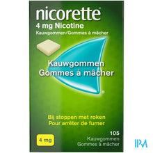 Load image into Gallery viewer, Nicorette Kauwgom 105x4mg
