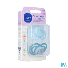 Charger l'image dans la galerie, Mam Perfect Night Fopspeen Silic. 6-16m Blue 2
