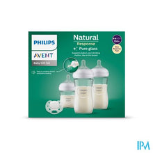 Afbeelding in Gallery-weergave laden, Philips Avent Natural 3.0 Start.set Zuigfles Glas3
