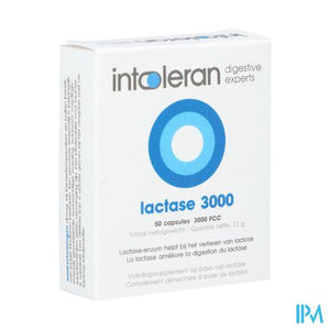 Intoleran Lactase 3000 Fcc Caps 50