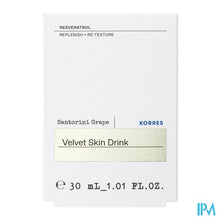 Afbeelding in Gallery-weergave laden, Korres Kf Fluweel. Huiddrank.santorini Druif 30ml
