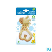 Load image into Gallery viewer, Dr. Brown's Figuur Bijtring Ridgees Giraffe
