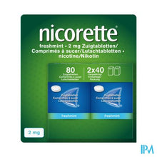 Load image into Gallery viewer, Nicorette Freshmint 2mg Zuigtabl Z/suiker 80 Nf
