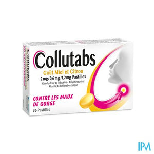 Collutabs Honing Citr. 2mg/0,6mg/1,2mg Zuigtabl 36