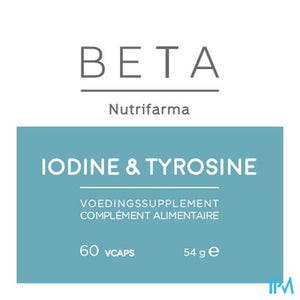 Beta Iodine & Tyrosine V-caps 60