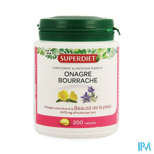 Superdiet Onagre Bourrache Caps 200