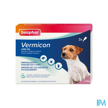 Afbeelding in Gallery-weergave laden, Beaphar Vermicon Line-on Kleine Hond 3x1,5ml
