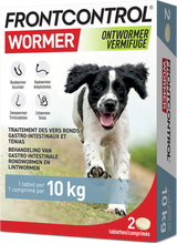 Load image into Gallery viewer, Frontcontrol Wormer Honden Tabl 2
