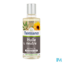 Charger l'image dans la galerie, Natessance 100% Bio Neutrale Olie Massage 100ml
