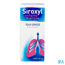 Afbeelding in Gallery-weergave laden, Siroxyl Sirop Enfants/kinderen 125ml 100mg/5ml
