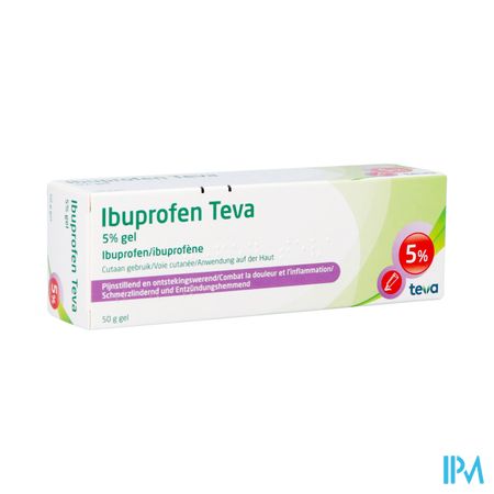 Ibuprofen Teva Gel Tube 50g