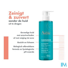 Afbeelding in Gallery-weergave laden, Avene Cleanance Reinigingsgel 400ml
