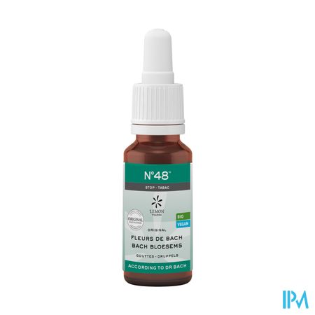 Bachbloesem Bio N48 Druppels Stop-Tabak 20ml