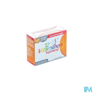 12 Vitamines+ginseng Bruistabl Tube 2x12