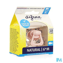 Afbeelding in Gallery-weergave laden, Difrax Fopspeen Natural 6m+ Girl

