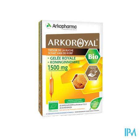 Arkoroyal Koninginnebrij Bio 1500mg Amp 20x10ml