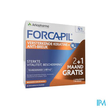 Charger l'image dans la galerie, Forcapil Keratine+ Lot Caps 180
