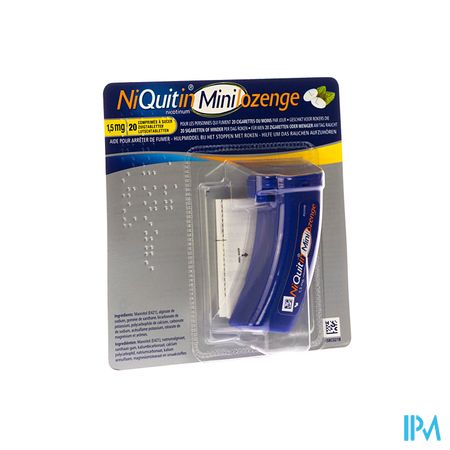 Niquitin 1,5mg Minilozenge Zuigtabletten 20