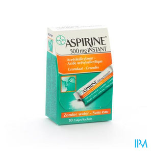 Aspirine Instant 500mg Zakje 10 X 500mg