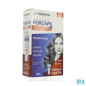 Forcapil Ontdekkingspack Caps 2x60+sh 200ml Grat.