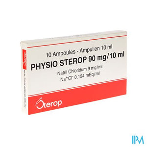 Sterop Physio Iv 10ml 0,9 % 10 Amp