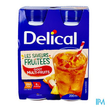 Afbeelding in Gallery-weergave laden, Delical Fruitdrink Multi-vruchten 4x200ml
