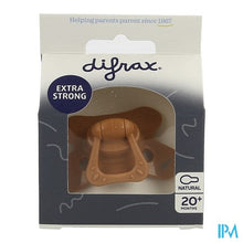 Afbeelding in Gallery-weergave laden, Difrax Fopspeen Natural 20m+ Uni Steenrood
