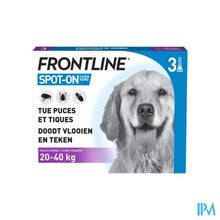Charger l'image dans la galerie, Frontline Spot On Hond 20-40kg Pipet 3x2,68ml
