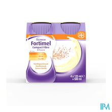 Afbeelding in Gallery-weergave laden, Fortimel Compact Fiber 2.4kcal Vanille 4x125ml
