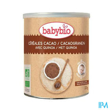 Charger l&#39;image dans la galerie, Babybio Cacaogranen Quinoa 8m 220g
