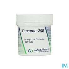 Load image into Gallery viewer, Curcuma-250 Caps 120 Deba
