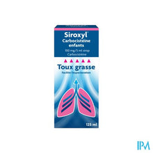 Afbeelding in Gallery-weergave laden, Siroxyl Carbocisteine 100mg/5ml Kind. Siroop 125ml
