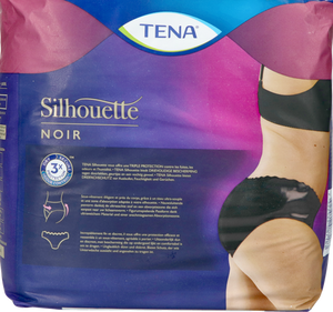 Tena Silhouette Plus Noir Lage Taille M 12 780203