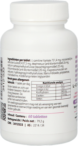 l Carnitine 500 Comp 60 Pharmanutrics