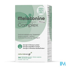 Afbeelding in Gallery-weergave laden, Melatonine Complex 295mcg V-caps 90 Natural Energy
