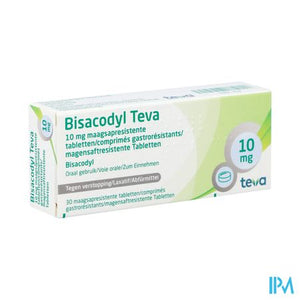 Bisacodyl Teva Drag 30 X 10mg