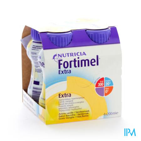 Fortimel Extra Vanille 4x200ml Cfr 3248960