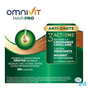 Omnivit Hair Pro Nutri Repair             Comp 180