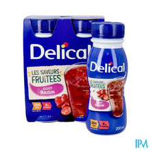 Afbeelding in Gallery-weergave laden, Delical Fruitdrink Druiven 4x200ml
