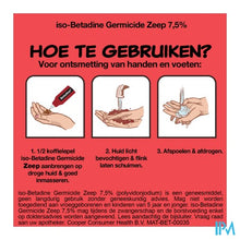 Afbeelding in Gallery-weergave laden, Iso Betadine Germicide Zeep 7,5% 125ml
