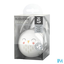 Load image into Gallery viewer, Suavinex Bonhomia Duo Soother Holder Owl Beige
