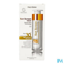 Load image into Gallery viewer, Sunscreen Velvet Face Spf 30 Frezyderm 50ml
