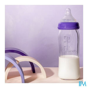 Lansinoh Zuigfles Glas + Speen 240ml 4