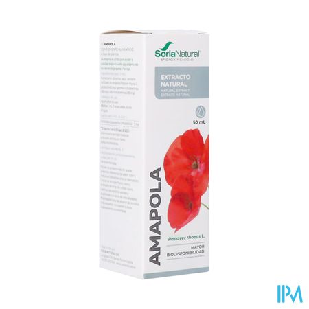 Soria Papaver Rhoeas Klaproos Extr.glyc 50ml