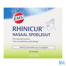 Charger l'image dans la galerie, Rhinicur Nasaal Spoelzout Zakje 20x2,5g
