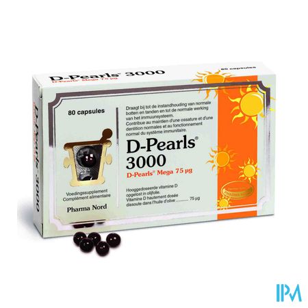 D-pearls 3000 Caps 80