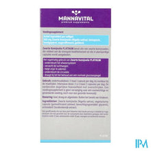 Charger l'image dans la galerie, Mannavital Zwarte Komijnolie Platinum Softgels 120
