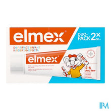Load image into Gallery viewer, Elmex Tandpasta Kind 2-6 Jaar 2x50ml
