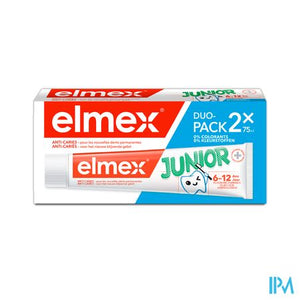 Elmex A/caries Junior Tandpasta 6-12j Tube 2x75ml