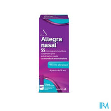 Afbeelding in Gallery-weergave laden, Allegra Nasal 55mcg/dosis Neusspray 120 Verstuiv.
